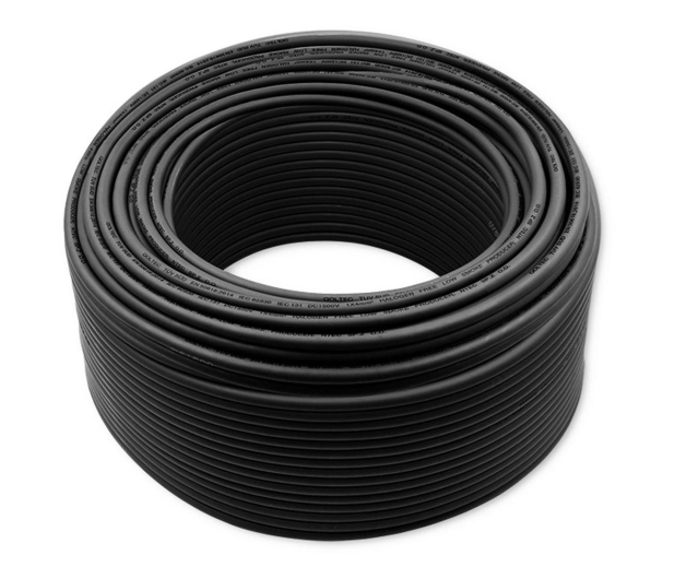 Qoltec Kabel solarny fotowoltaiczny 4mm² 100m, czarny - 1210763 - zdjęcie 4